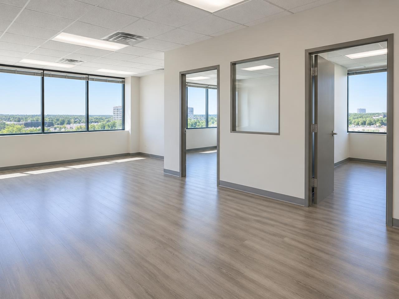 Tenant-turnover preparation of an office suite
